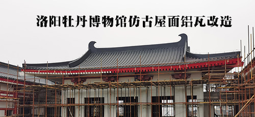 洛阳牡丹博物馆仿古金属屋面瓦工程